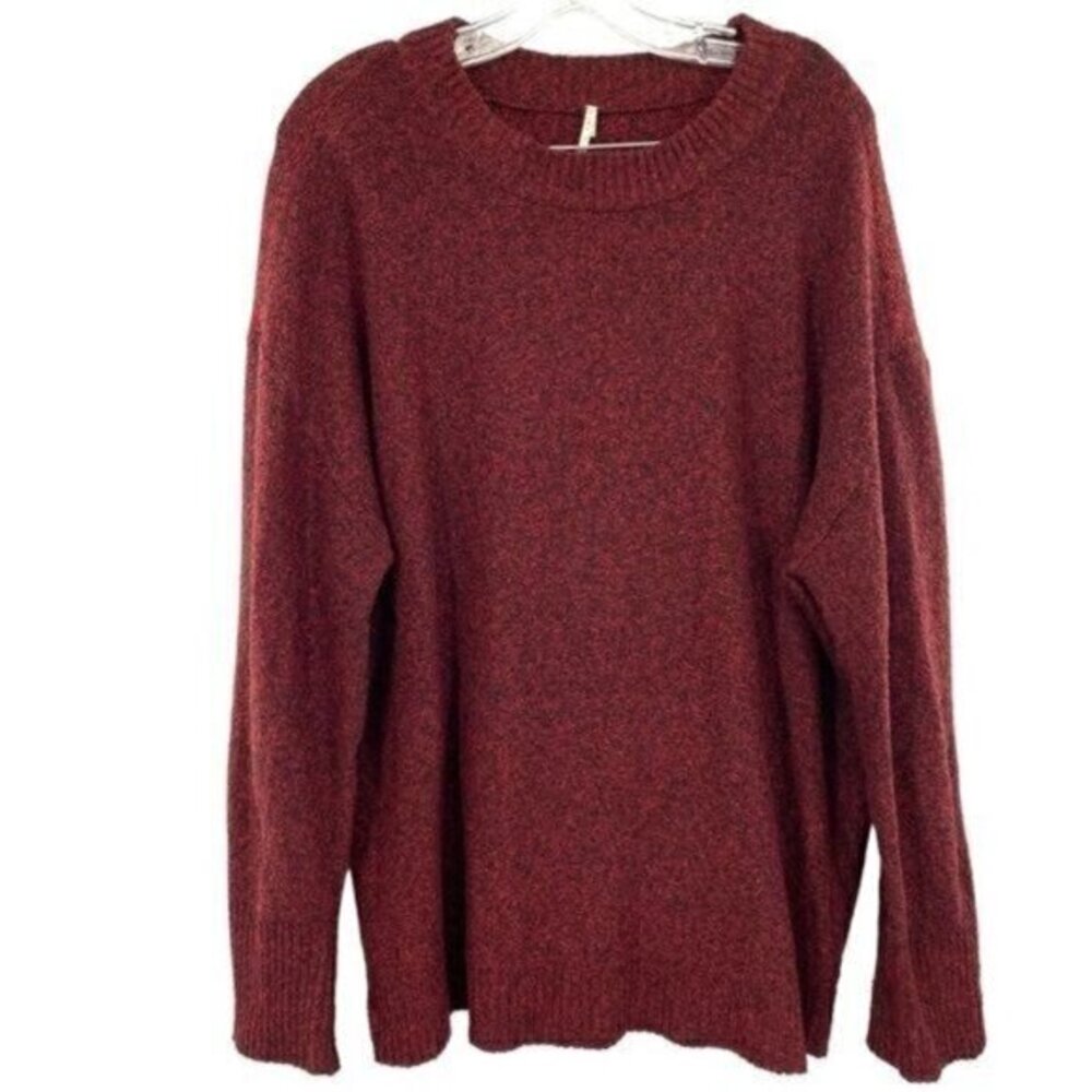 Stitch Fix Nine 1 Eight Women’s Red and Black Knit Tunic Long Sweater
